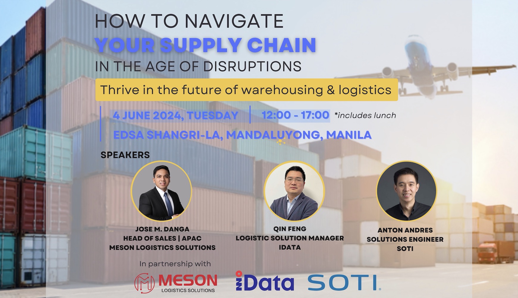 Philippines Logistics Seminar: How to Navigate Your Supply Chain in the Age of Disruptions