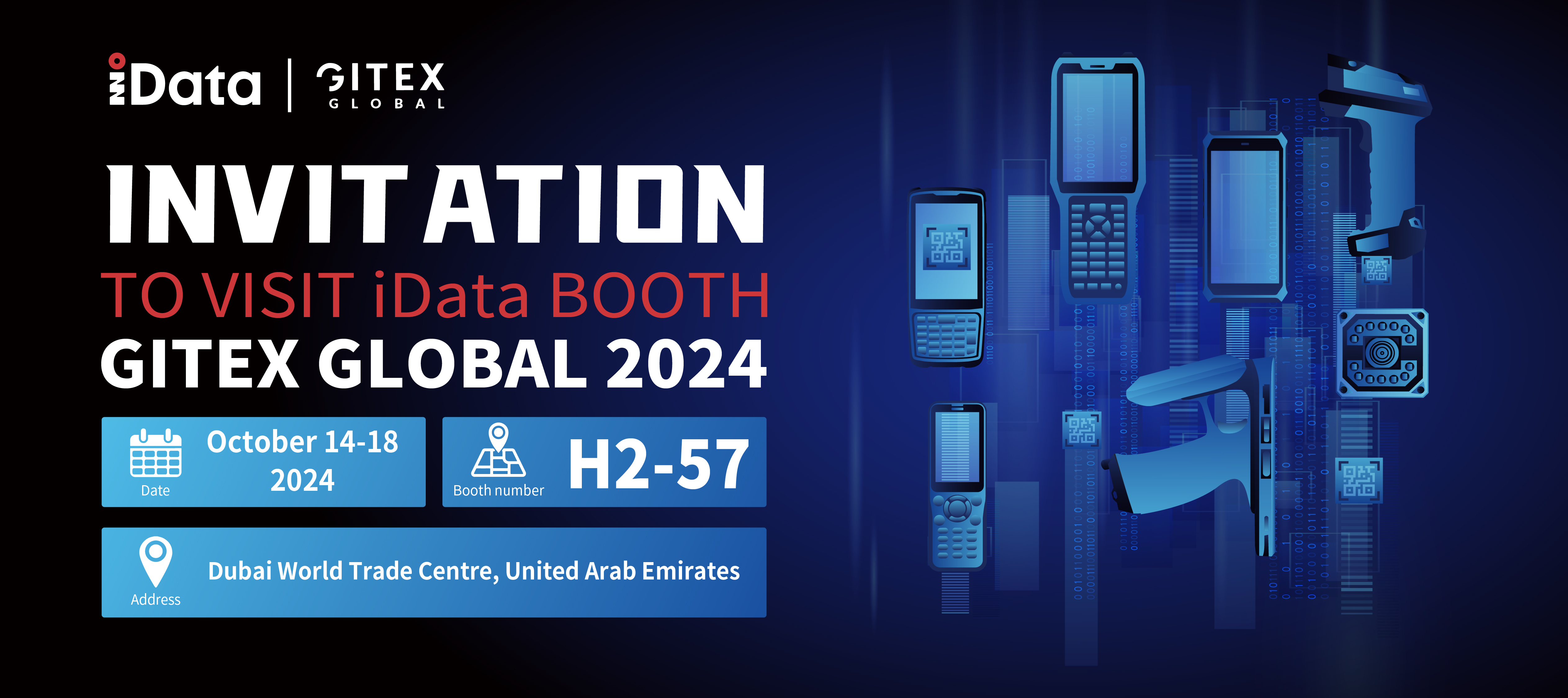 Countdown to iData's Debut at GITEX Global in Dubai, U.A.E.